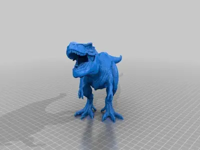 Tyrannosaurus Rex Figurine 3D Scan Free 3D print model