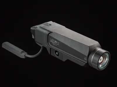 StreamLight Low-poly 3D model