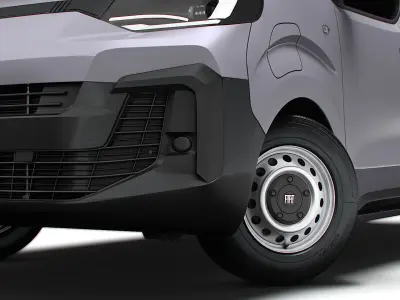 Fiat e Scudo Van L2 2024 3D model