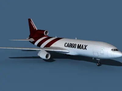 Lockheed L-1011-50 Cargo Max 3D model