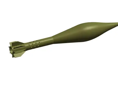 mortar grenade 3D model