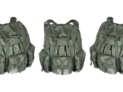 ALICE PACK Low-poly 3D model