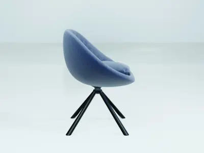Nestle chair Free low-poly 3D model