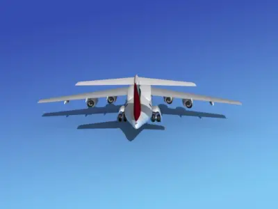 BAe 146-100 PAL Express 3D model