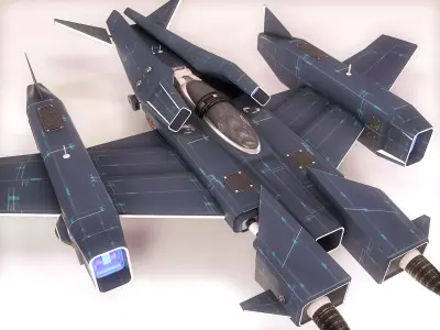 Space Fighter 3D model