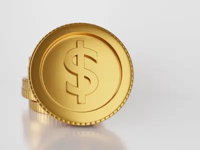 Gold Coin 3D model 3D model