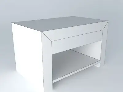 bedside table nightstand Free 3D model
