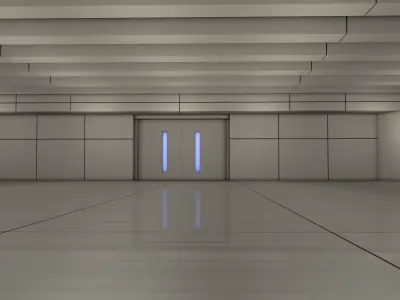 Sci Fi Room Apartrment 3D model