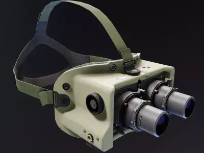 AN PVS-5 Goggle Low-poly 3D model