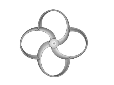 Toroidal drone propeller 3D print model