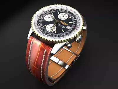 Breitling Old Navitimer II 3D model