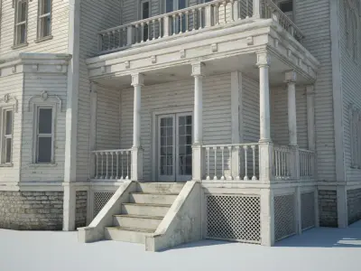 Old Victorian House 3D model
