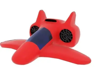 Cp Spaceship Fighter Low-poly 3D model