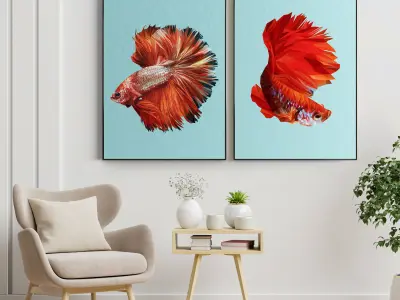 Photo Frame 47 Low-poly 3D model