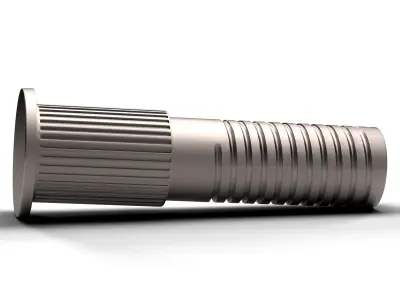 Dome Head Screw Low-poly 3D model