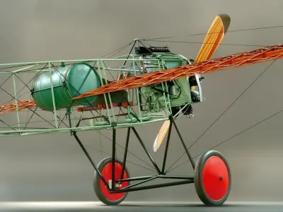 Fokker E IIII Eindecker 3D model