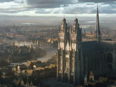 Gothic Cathedral 3D model