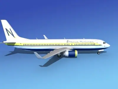 Boeing 737-800 Nania 3D model