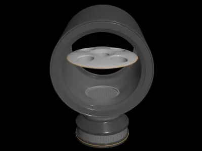 Home Wind Tunnel - Desktop Toy - Meissner Coanda Dyson - Concept 3D model