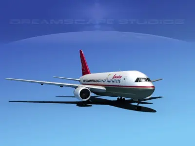 Boeing 767-200ER Lauda 3D model