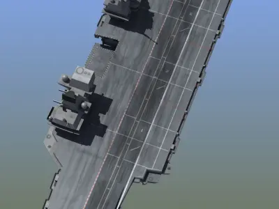 Queen Elizabeth Class Carrier LD1 3D model