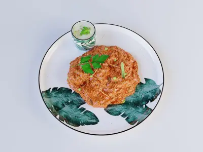 Bisi Bele Bath dish Low-poly 3D model