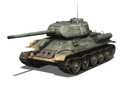 T-34 85 - Soviet medium tank - 849 3D model