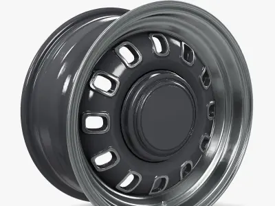 Legendary Wheel Co GT8 Wheel Charcoal 3D model