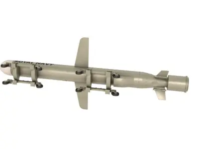 Royal Navy Missile 3D model