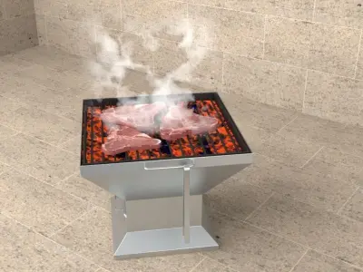Barbecue Grill 3D model