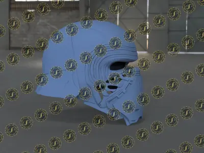 Kylo Ren Helmet from Star Wars for 3d printing 3D model