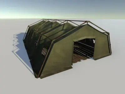 Medical kit pack Low-poly 3D model