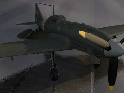 Reggiane Re-2005 Sagittario 3D model