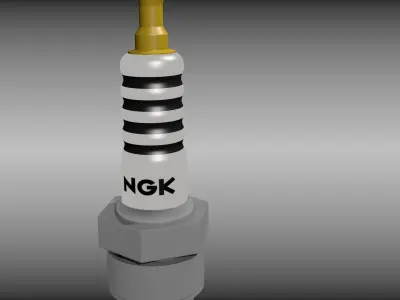 Spark plug 3D model