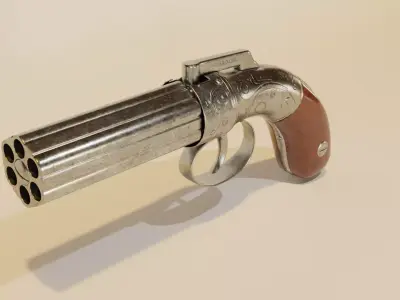 Pepperbox Derringer 3D model