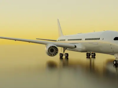 Boeing 787-9 Dreamliner 3D model