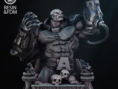 Wicked Marvel Apocalypse Bust Tested for 3D printing 3D print model