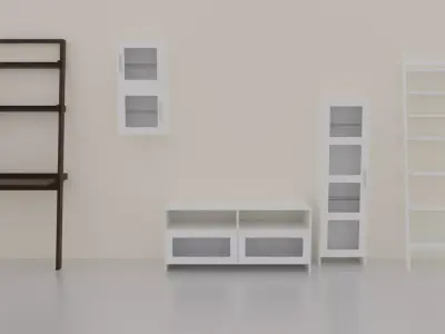 living room furniture Free 3D model shop
