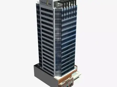 Freeman Fox House Low-poly 3D model