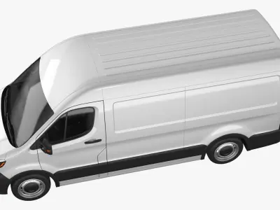 Generic Commercial Van 3D model