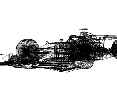 Alpha Romeo Sauber C38 3D model F1 2019 Low-poly 3D model