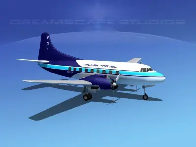 Martin 404 Valley Travel 3D model