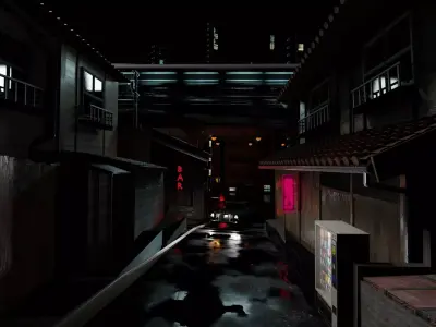 japan subway mix Free 3D model