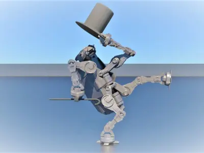 AT-AT star wars walker Low-poly 3D model