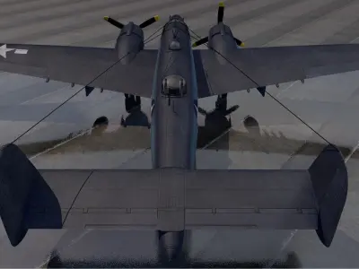 Lockheed PV-2 Harpoon 3D model