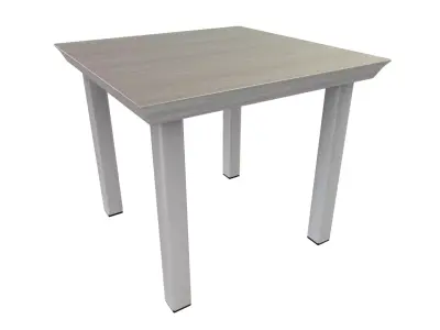 Outdoor Table Low-poly 3D model 12