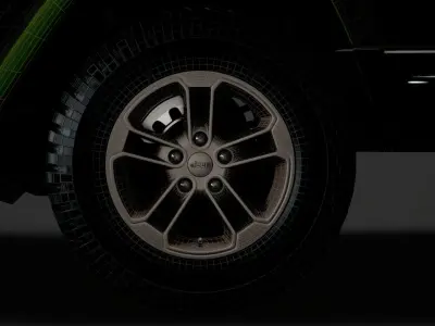 Jeep Gladiator 75th Anniversary 2018 wheel 3D model