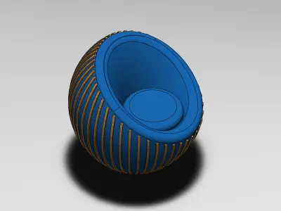 wooden chair Free 3D print model