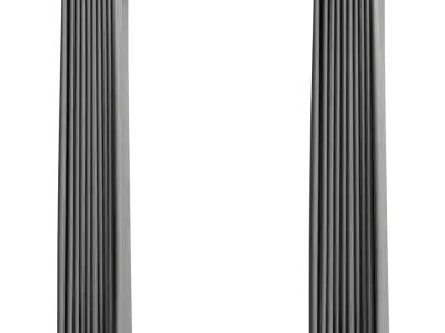  Ripple Fold Open Curtains Model, Gray 