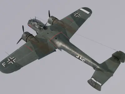 Dornier Do-17Z 3D model